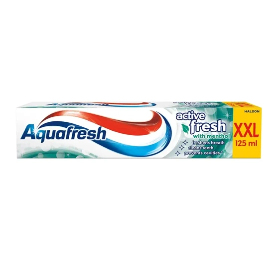 AQUAFRESH ACTIVE FRESH WITH MENTHOL ЗУБНАЯ ПАСТА 125МЛ