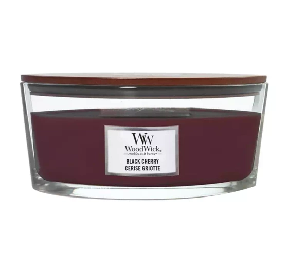 Нажмите на картинку, чтобы ее увеличить WOODWICK ELLIPSE CANDLE АРОМАТИЧЕСКАЯ СВЕЧА BLACK CHERRY 453,6Г