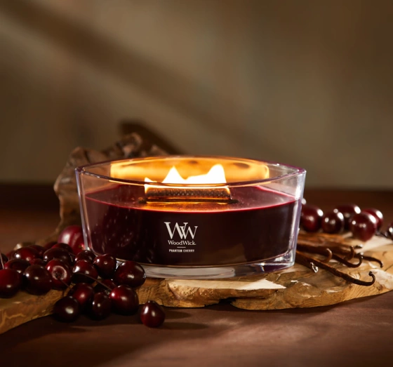 Woodwick Elipse Jar Candle ароматична свічка Phantom Cherry 453,6 г