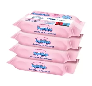 BAMBINO СЕРВЕТКИ ДЛЯ НЕМОВЛЯТ 4X 63 ШТ