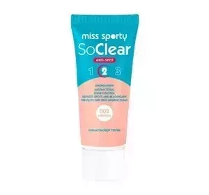 MISS SPORTY SO CLEAR АНТИБАКТЕРІАЛЬНИЙ ТОНАЛЬНИЙ ЗАСІБ ДЛЯ ОБЛИЧЧЯ 002 MEDIUM 30МЛ
