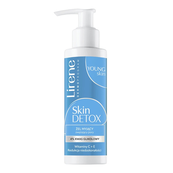 Нажмите на картинку, чтобы ее увеличить Lirene Young Skin Skin Detox очищающий гель для лица, сужающий поры 145 мл