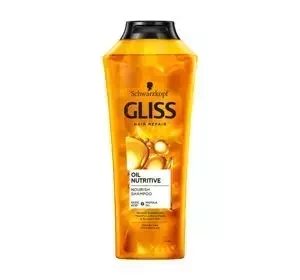 GLISS OIL NUTRITIVE NOURISH SHAMPOO ШАМПУНЬ ДЛЯ СУХИХ И ПОВРЕЖДЕННЫХ ВОЛОС 400МЛ