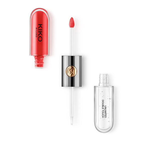 KIKO Milano Unlimited Double Touch двофазна рідка помада для губ 115 Fire Red 2x3 мл