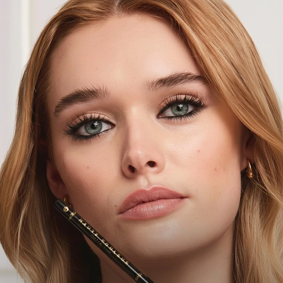 Натисніть на картинку, щоб її збільшити L'Oréal Paris Haute Couleur Kohl кремовий олівець для очей 110 Black Silk / Noir Silk 1,2 г