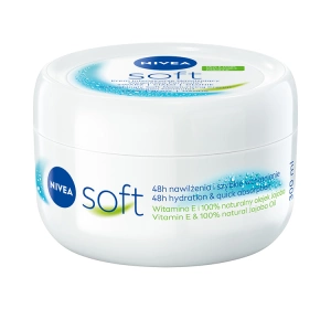 NIVEA SOFT КРЕМ ДЛЯ ИНТЕНСИВНОГО УВЛАЖНЕНИЯ ЛИЦА 300МЛ