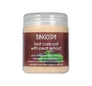 BINGOSPA СОЛЬ ДЛЯ ХОЛОДНЫХ НОГ СОГРЕВАЮЩАЯ С ТОРФОМ 550Г