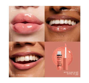 NYX PROFESSIONAL MAKEUP BUTTER GLOSS BLING БЛИСК ДЛЯ ГУБ 02 DRIPPED OU 8МЛ