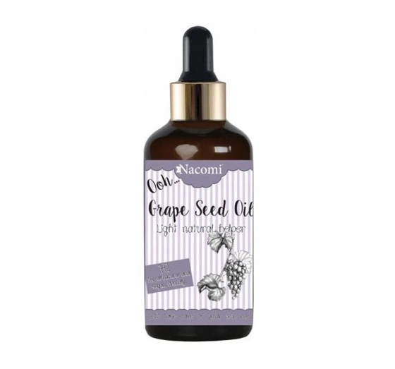 Натисніть на картинку, щоб її збільшити NACOMI НАТУРАЛЬНЕ МАСЛО З ВИНОГРАДНИХ КІСТОЧОК 50МЛ