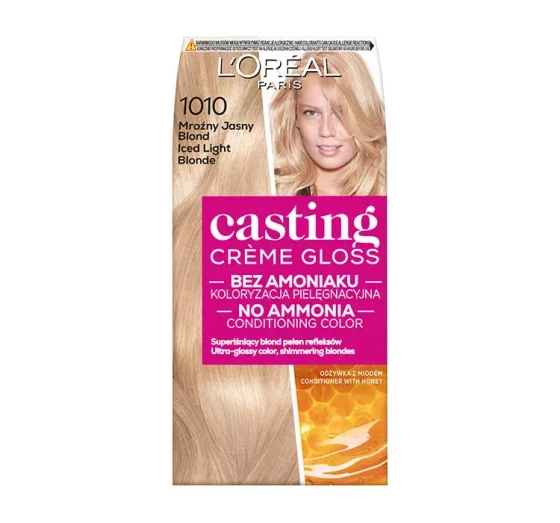 LOREAL CASTING CREME GLOSS 1010 СВІТЛИЙ ЛЬОДЯНИЙ БЛОНД
