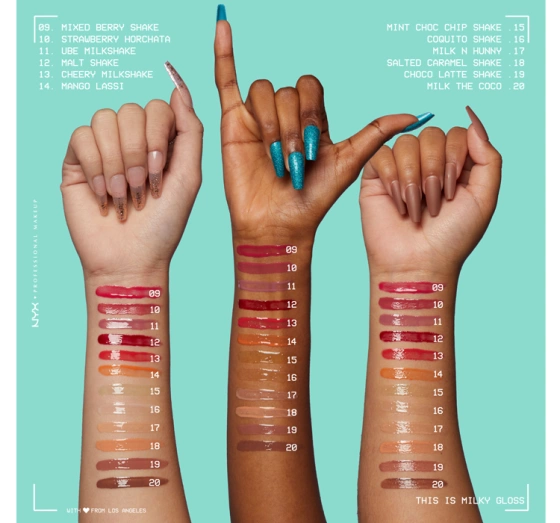 Нажмите на картинку, чтобы ее увеличить NYX Professional Makeup This Is Milky блеск для губ 19 Choco Latte Shake 4мл