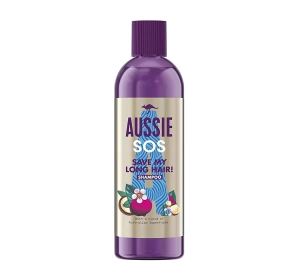 AUSSIE SOS SAVE MY LONG HAIR ШАМПУНЬ ДЛЯ ДОВГОГО ТА ПОШКОДЖЕНОГО ВОЛОССЯ 290МЛ