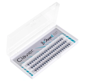 CLAVIER BESHAPED MIX ПУЧКИ НАКЛАДНЫХ РЕСНИЦ 8 10 12 ММ ФОРМА B
