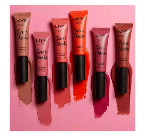 NYX PROFESSIONAL MAKEUP SWEET CHEEKS КРЕМОВІ РУМ'ЯНА ДЛЯ ЩІК 04 ALMOST FAMOUS 12МЛ