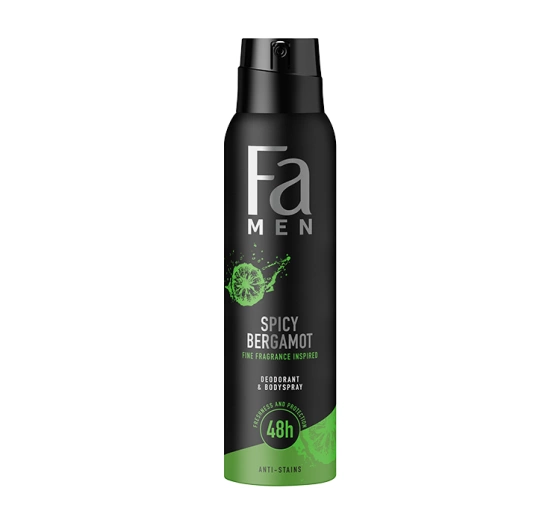 FA MEN SPICY BERGAMOT ДЕЗОДОРАНТ-СПРЕЙ ДЛЯ МУЖЧИН 150МЛ