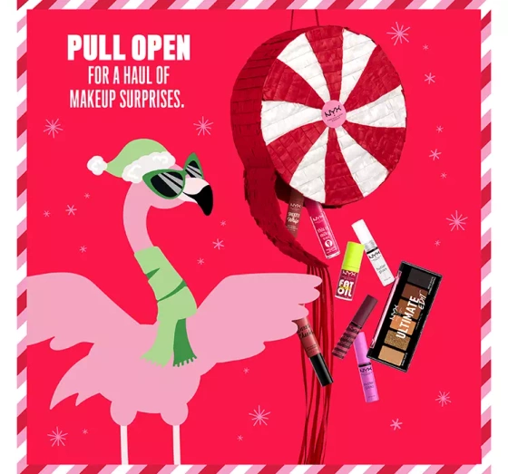 NYX PROFESSIONAL MAKEUP FA LA LA L.A. LAND PULL TO SLEIGH ПОДАРОЧНЫЙ НАБОР ПИНЬЯТА