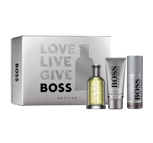 HUGO BOSS BOTTLED ТУАЛЕТНАЯ ВОДА СПРЕЙ 100МЛ + ДЕЗОДОРАНТ 150МЛ + ГЕЛЬ 100МЛ