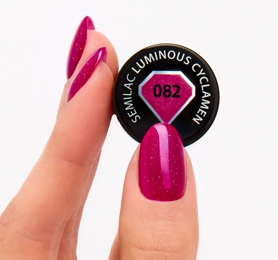 SEMILAC ГЕЛЬ-ЛАК UV LUMINOUS CYCLAMEN 082