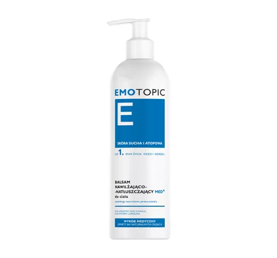 EMOTOPIC MED+ УВАЖНЯЮЩЕ-ПИТАТЕЛЬНЫЙ БАЛЬЗАМ ДЛЯ ТЕЛА 400МЛ
