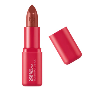 KIKO Milano Club K Pigment Pop Lipstick — увлажняющая губная помада с высоким уровнем покрытия в стике, оттенок 05 Spill The Tea, 3,5 г