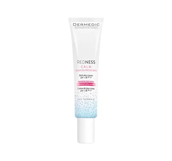 DERMEDIC REDNESS CALM КРЕМ НА ДЕНЬ С КОМПЛЕКСОМ ФИЛЬТРОВ (SPF20) UV+IR 40МЛ 