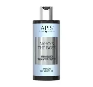 APIS WHO'S THE BOSS ТОНІЗУЮЧИЙ ГЕЛЬ ДЛЯ МИТТЯ ТІЛА 3 В 1 300МЛ