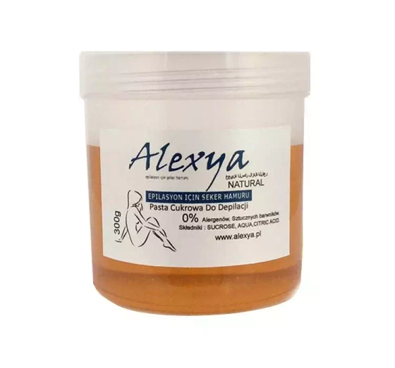 ALEXYA САХАРНАЯ ПАСТА ДЛЯ ДЕПИЛЯЦИИ 100%НАТУРАЛЬНАЯ