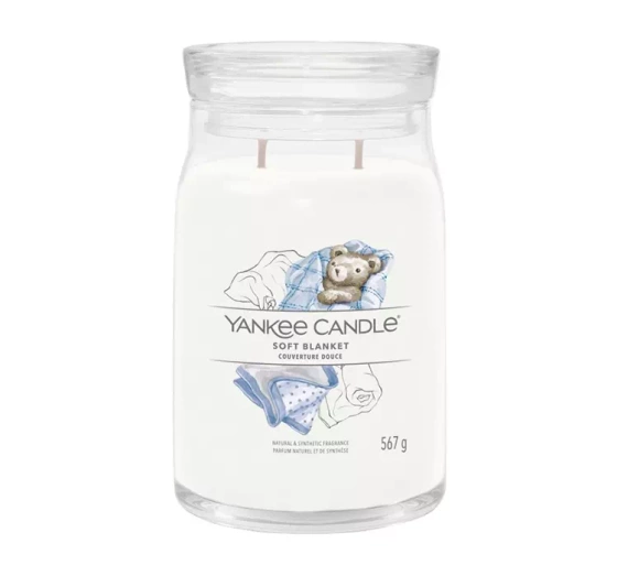 YANKEE CANDLE SIGNATURE АРОМАТИЧЕСКАЯ СВЕЧА SOFT BLANKET 567Г