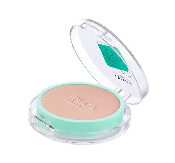 LAMEL CLEAR FACE COMPACT POWDER АНТИБАКТЕРІАЛЬНА ПРЕСОВАНА ПУДРА 401 LIGHT NATURAL 6Г