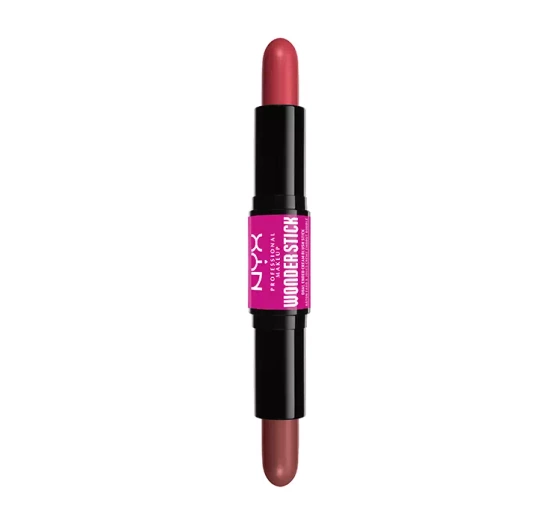 NYX PROFESSIONAL MAKEUP WONDER STICK ДВУСТОРОННИЕ РУМЯНА ДЛЯ ЩЕК 03 CORAL + DEEP PEACH 2x4Г