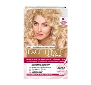 L’Oréal Paris Excellence Créme стійка фарба для волосся 10 very light blonde