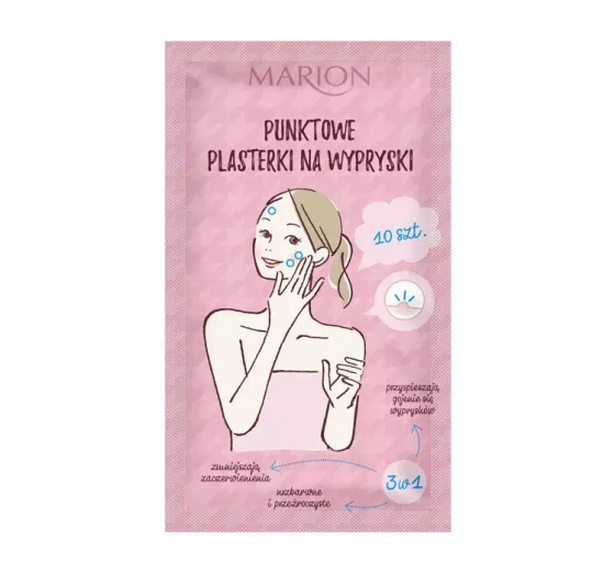 MARION ПЛАСТИРІ ДЛЯ УСУНЕННЯ АКНЕ 10шт