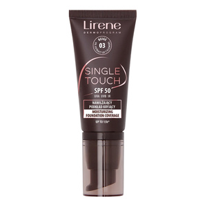 Lirene Single Touch зволожуючий тональний засіб з високим ступенем покриття SPF50 03 Beige 30 мл