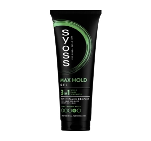 SYOSS MAX HOLD ФИКСИРУЮЩИЙ ГЕЛЬ ДЛЯ ВОЛОС 250МЛ