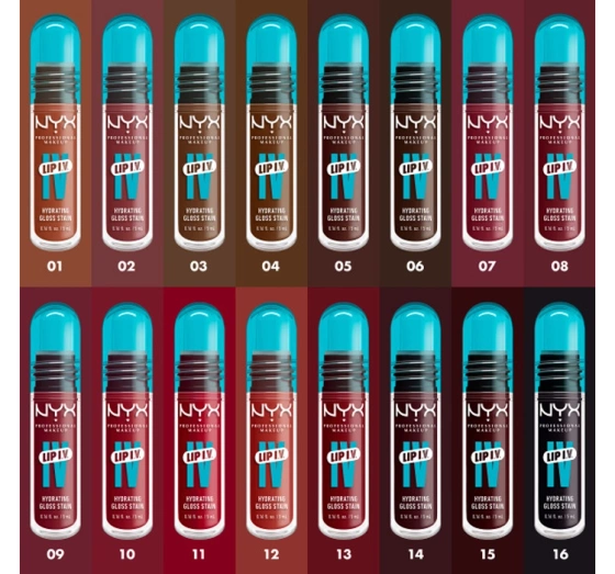 NYX Professional Makeup Lip IV Hydrating Gloss Serum зволожуючий блиск для губ 11 Red-Y. Set. Wet! 5мл