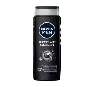 NIVEA MEN ACTIVE CLEAN ГЕЛЬ ДЛЯ ДУШУ 500МЛ