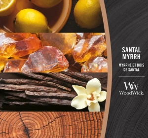 WoodWick Large Jar Candle ароматическая свеча Santal Myrrh 610г