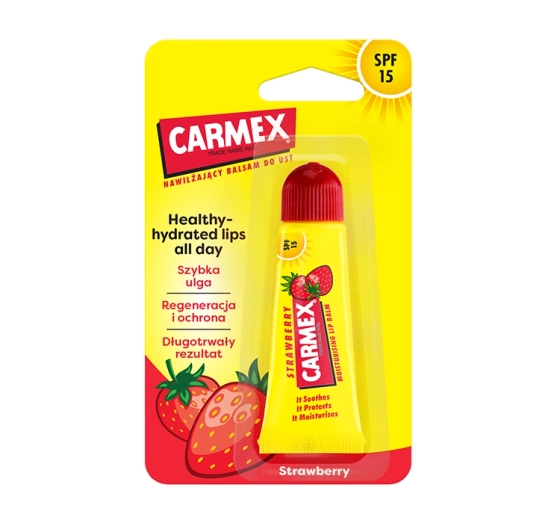 CARMEX ЗВОЛОЖУЮЧИЙ БАЛЬЗАМ ДЛЯ ГУБ STRAWBERRY 10Г