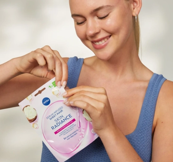 NIVEA NATURAL RADIANCE ОСВІТЛЮВАЛЬНА ТКАННИНА МАСКА