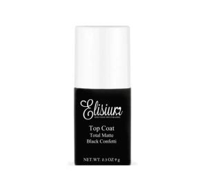 ELISIUM TOP COAT TOTAL MATTE BLACK CONFETTI  9Г