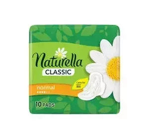 NATURELLA CLASSIC NORMAL ГІГІЄНІЧНІ ПРОКЛАДКИ З КРИЛЬЦЯМИ 10 ШТ