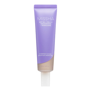 Missha M Perfect Cover Serum BB Cream Pro — BB-крем с сывороткой, SPF50+ PA++++, оттенок 21 Light Beige, 50 мл
