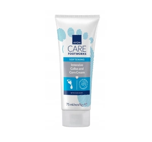 AVON FOOT WORKS INTENSIVE CALLUS AND CORN CREAM СМЯГЧАЮЩИЙ КРЕМ ДЛЯ НОГ С КИСЛОТАМИ AHA 75МЛ