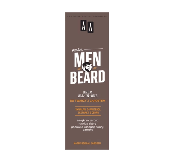 AA MEN BEARD КРЕМ ALL-IN-ONE ДЛЯ ОБЛИЧЧЯ З БОРОДОЮ 50МЛ