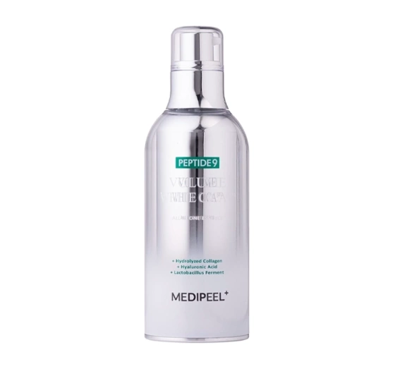 Нажмите на картинку, чтобы ее увеличить MEDIPEEL Peptide 9 Volume White Cica Essence Pro осветляющая эссенция для лица с пептидами 100 мл