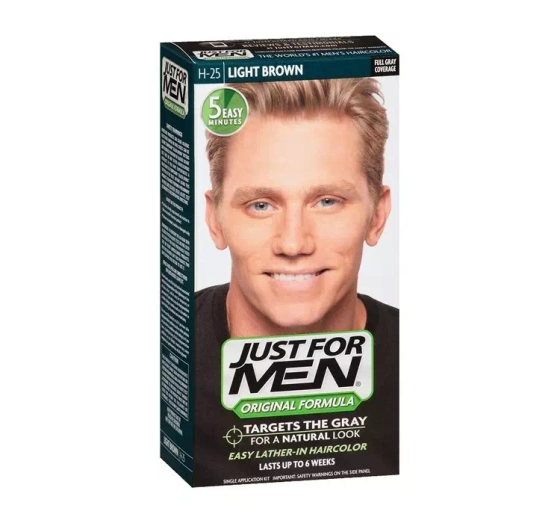 JUST FOR MEN ЗАСІБ ПРОТИ СИВИНИ ДЛЯ ЧОЛОВІКІВ H-25 LIGHT BROWN