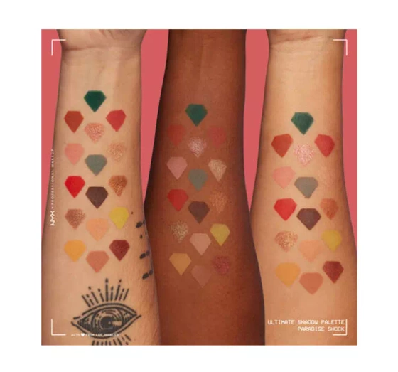 Нажмите на картинку, чтобы ее увеличить NYX PROFESSIONAL MAKEUP ULTIMATE ПАЛИТРА ТЕНЕЙ ДЛЯ ВЕК PARADISE SHOCK 12,8Г