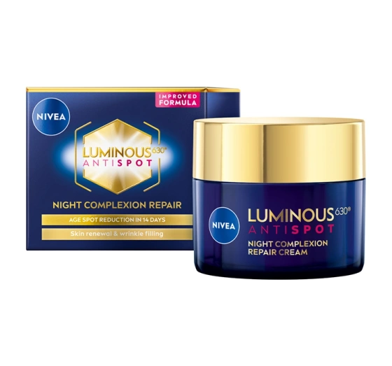 NIVEA CELLULAR LUMINOUS 630 КРЕМ ПРОТИ ЗНЕБАРВЛЕНЬ НА НІЧ 50МЛ
