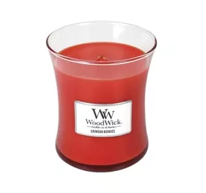 WOODWICK MEDIUM JAR CANDLE АРОМАТИЧЕСКАЯ СВЕЧА CRIMSON BERRIES 275Г