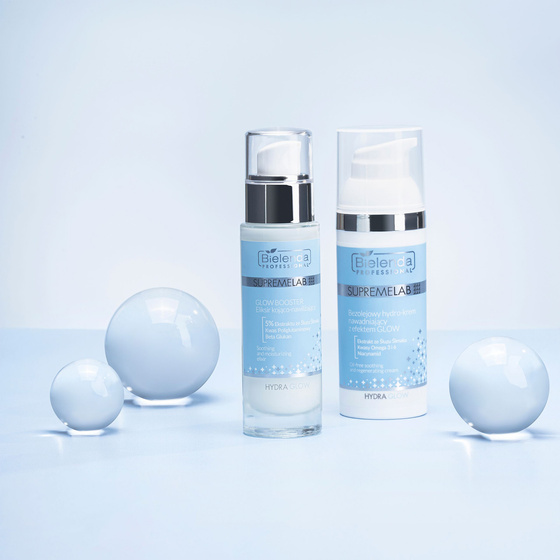 Bielenda Professional Supremelab Hydra Glow зволожувальний гідрокрем без олії з ефектом Glow 50 мл